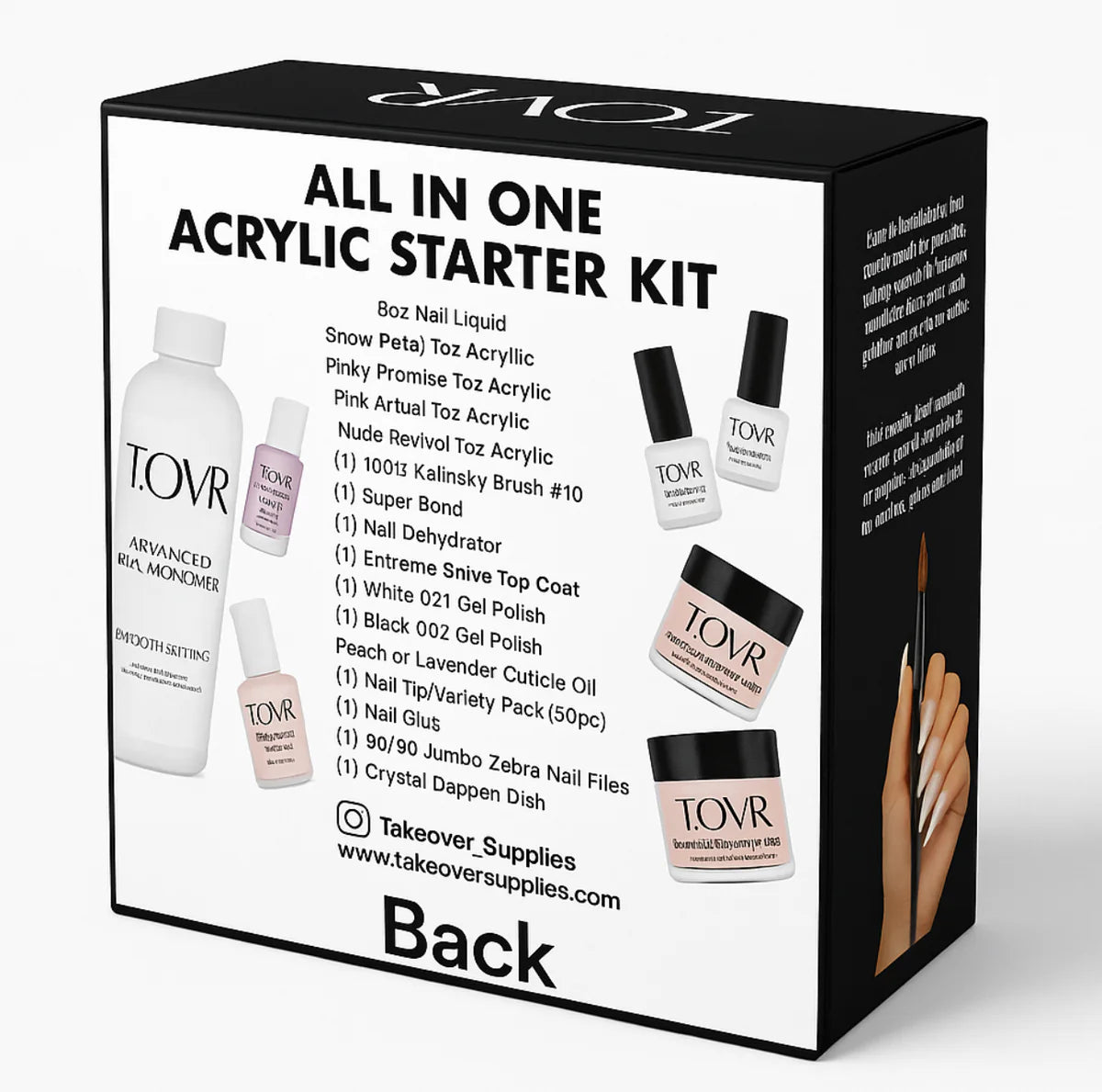 Take Over Complete Acrylic Starter Kit For Beginners and Professionals