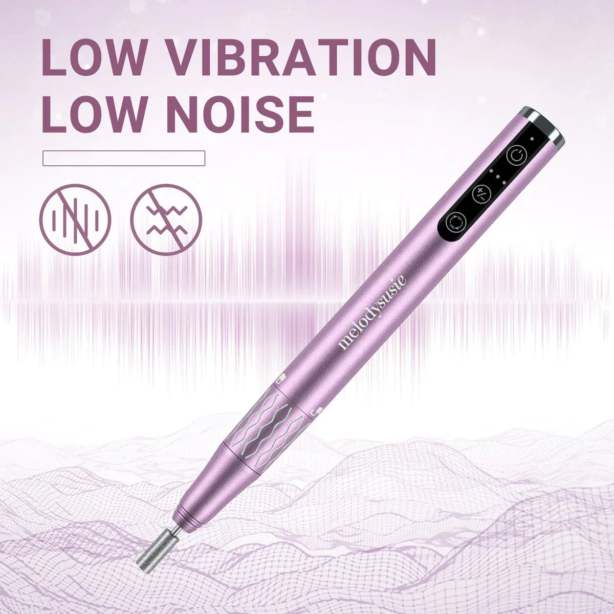 MelodySusie PR1-Cordless Rechargeable Nail Drill 28,000 RPM