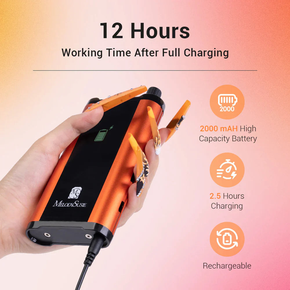 MelodySusie M-B450E Brushless Motor Nail Drill 35,000 RPM