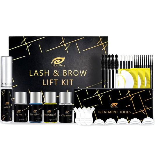 Flora Ruby Brow Lamination Kit and Lash Lift Kit