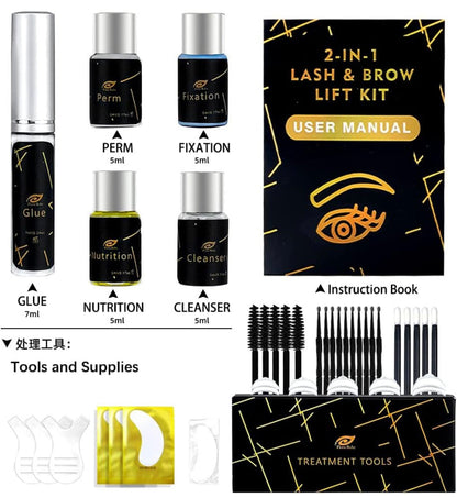 Flora Ruby Brow Lamination Kit and Lash Lift Kit