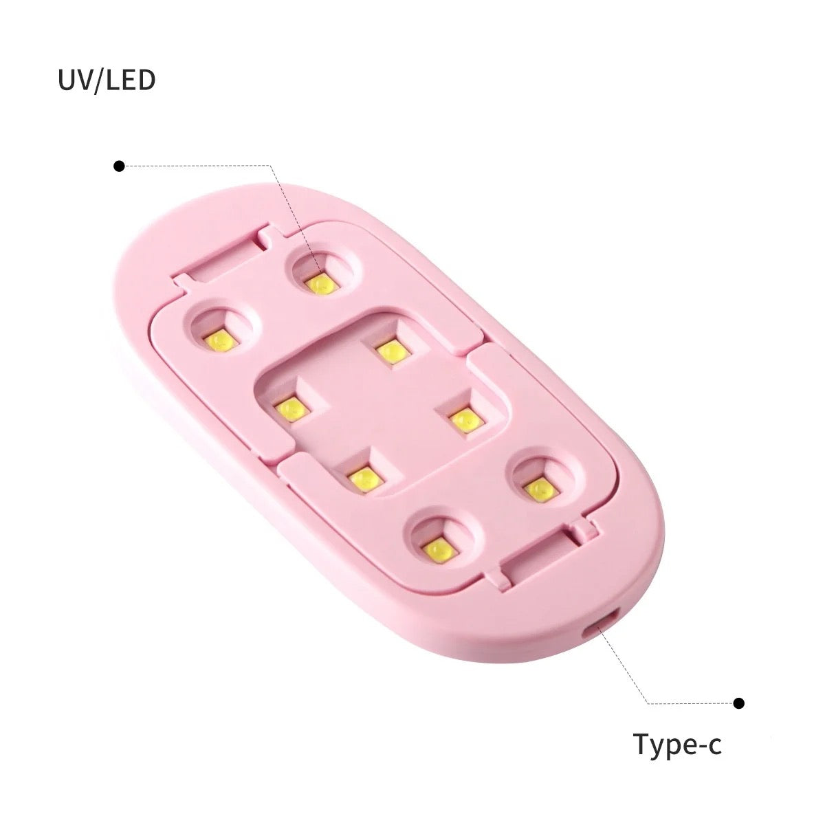 F8 UV LED Pink Lamp