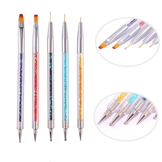 Art Brush + Nail Dotter Set 5pc