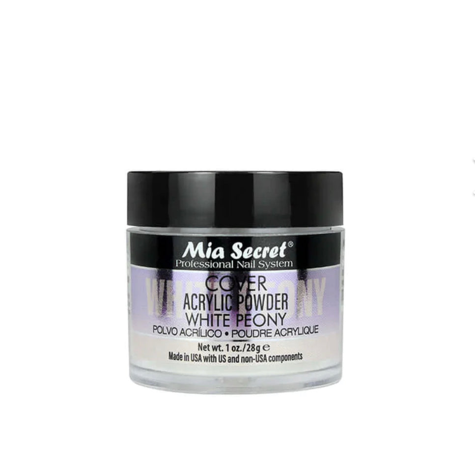 Mia Secret "White Peony" Cover Acrylic Powder