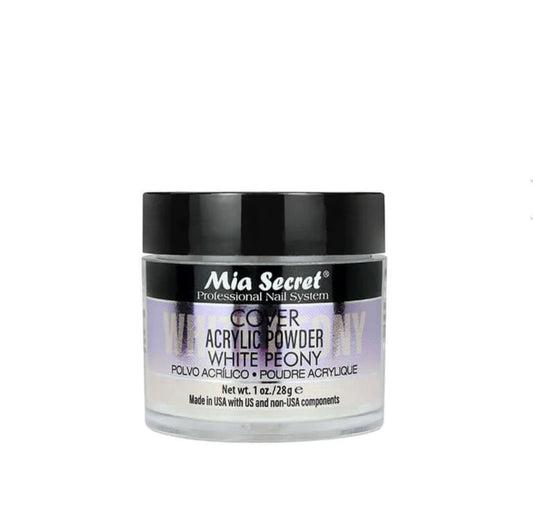 Mia Secret "White Peony" Cover Acrylic Powder