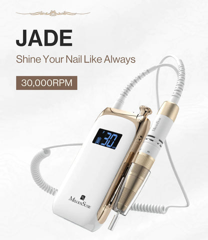 MelodySusie Jade(SC320C)-Rechargeable Nail Drill 30,000RPM