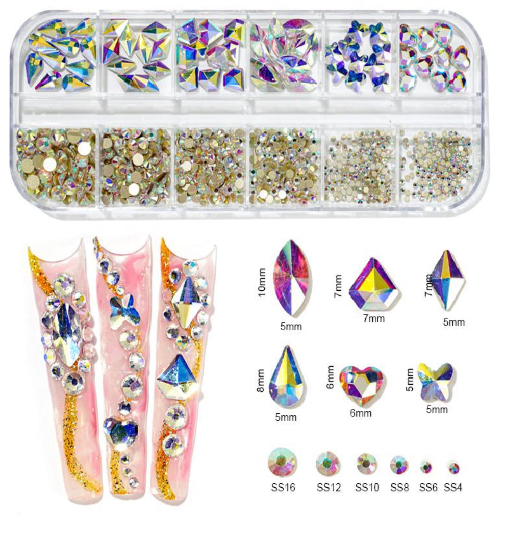 Flat Back Multi-Shaped Rhinestones