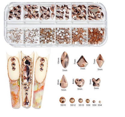 Flat Back Multi-Shaped Rhinestones
