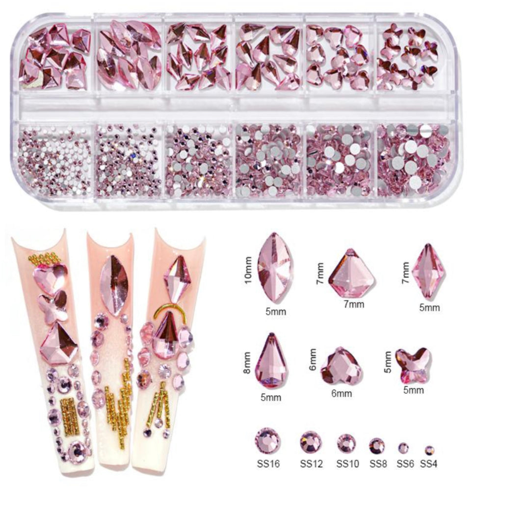 Flat Back Multi-Shaped Rhinestones