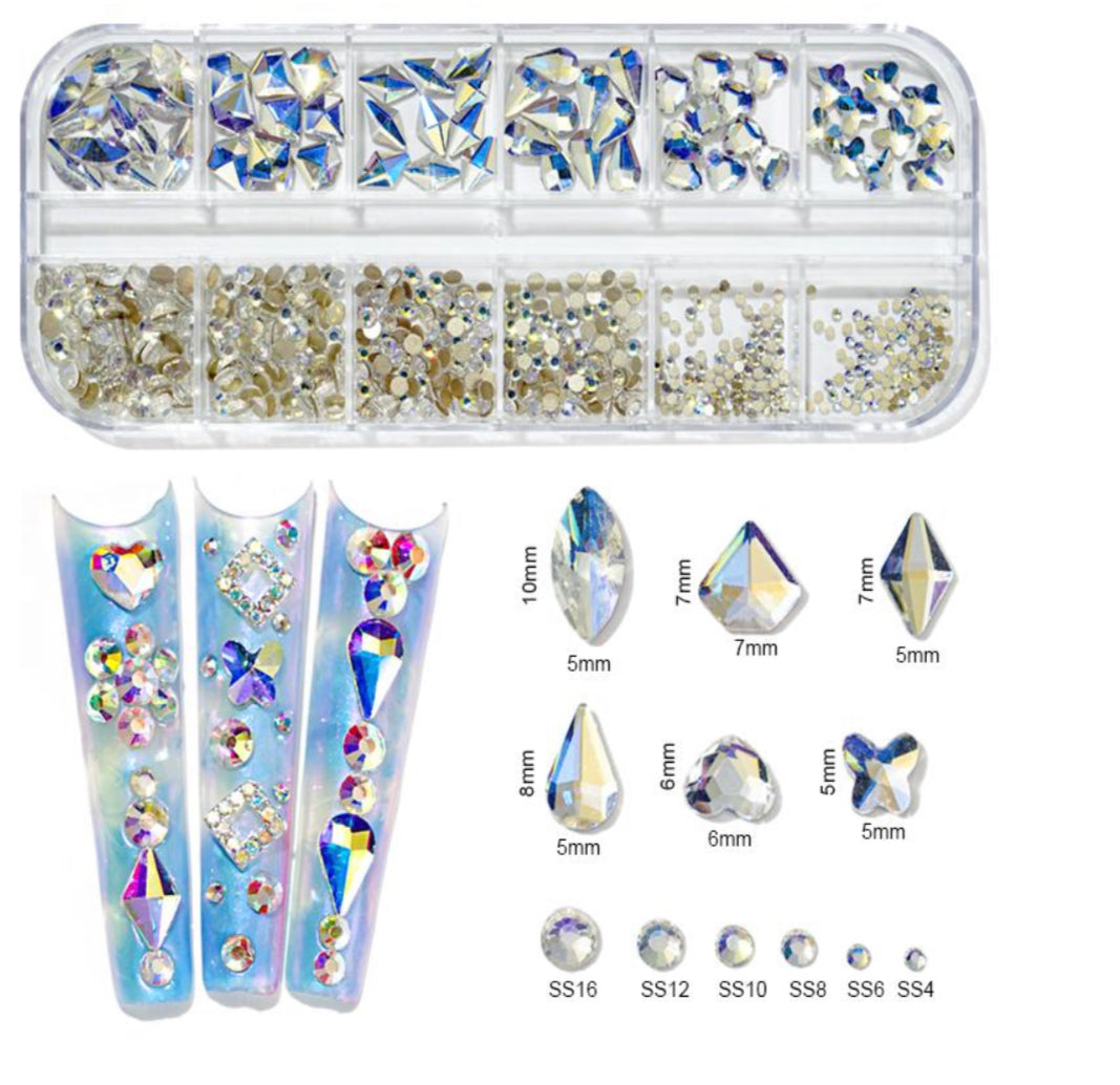 Flat Back Multi-Shaped Rhinestones