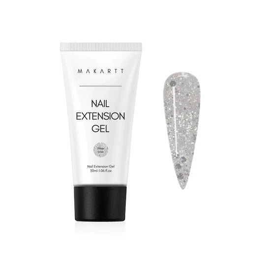 Makartt Nail Extension Gel 30ml "Glitter Silver"