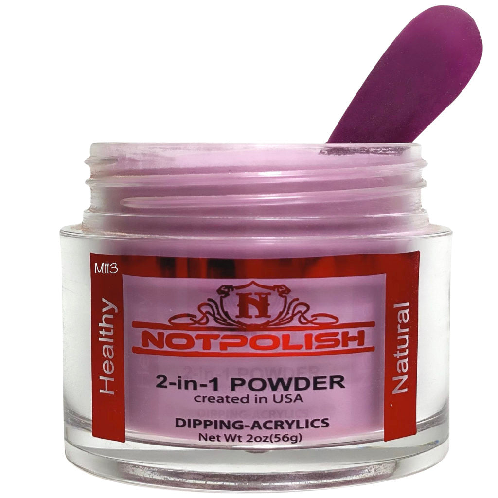 NOTPOLISH M113 BIG PLUM POWDER