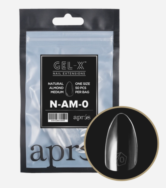 apres Gel-X® Natural Almond Medium Refill Bag