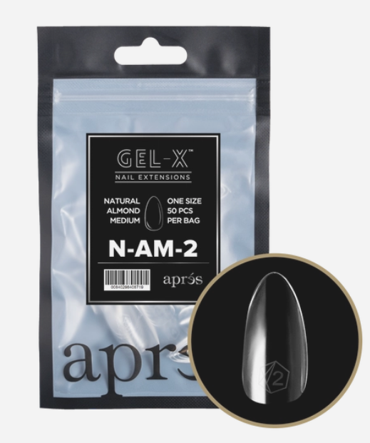 apres Gel-X® Natural Almond Medium Refill Bag