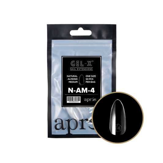 apres Gel-X® Natural Almond Medium Refill Bag