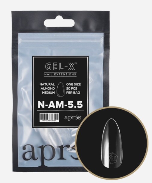 apres Gel-X® Natural Almond Medium Refill Bag