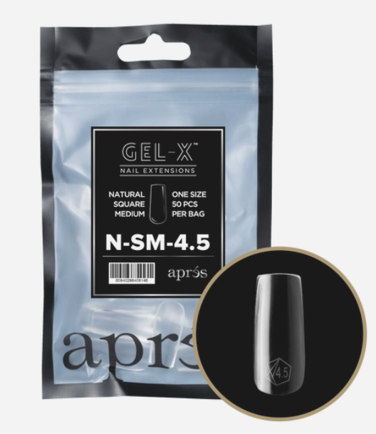 apres Gel-X® Natural Square Medium Refill Bag