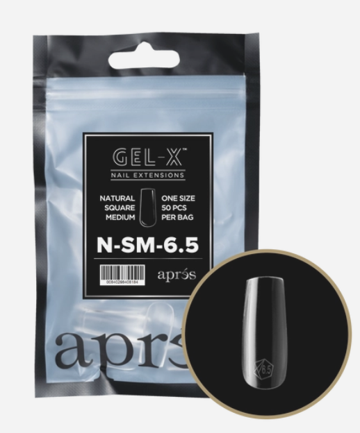 apres Gel-X® Natural Square Medium Refill Bag
