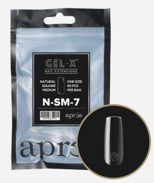 apres Gel-X® Natural Square Medium Refill Bag