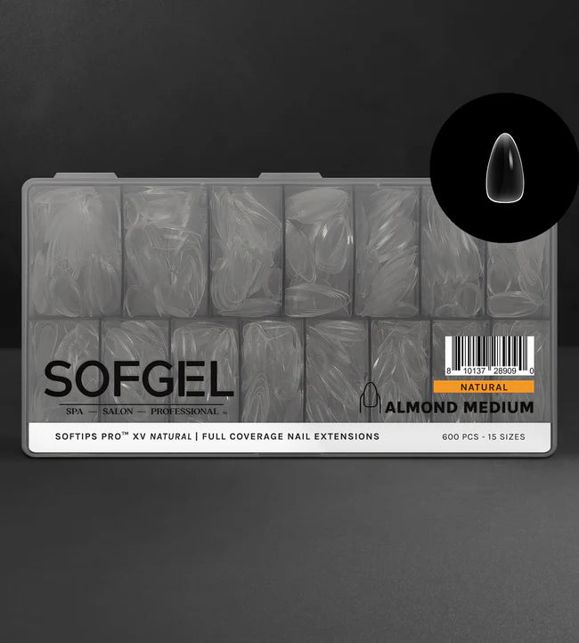 SOFGEL SOFTIPS PRO™ XV NATURAL- ALMOND