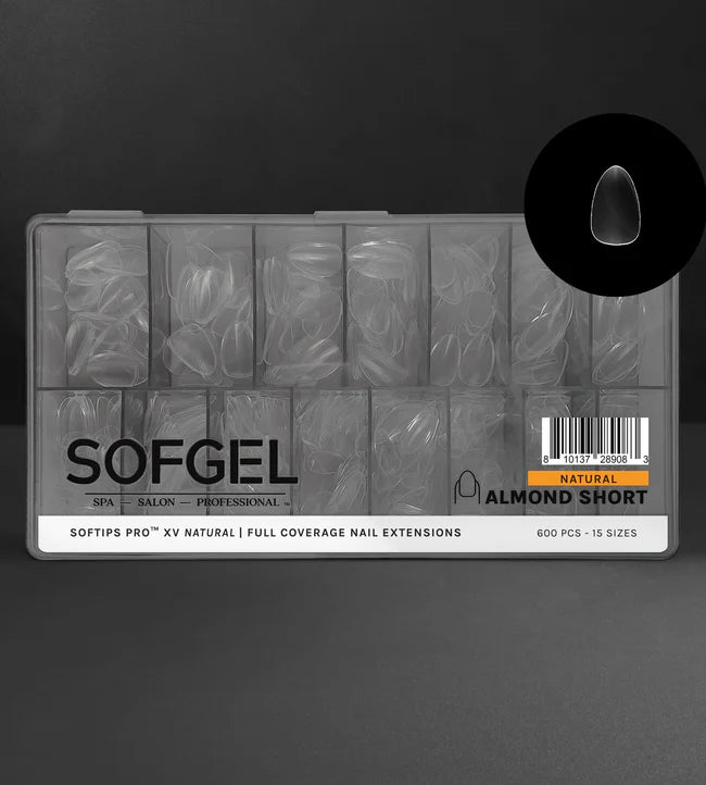 SOFGEL SOFTIPS PRO™ XV NATURAL- ALMOND