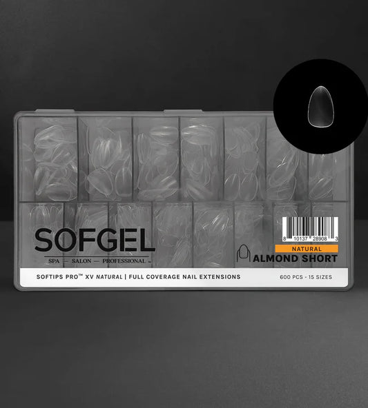 SOFGEL SOFTIPS PRO™ XV NATURAL- ALMOND