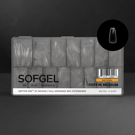 SOFGEL SOFTIPS PRO™ XV NATURAL- COFFIN