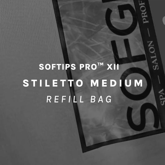 SOFTIPS PRO™ XII - Standard Stiletto Medium Refill Bags