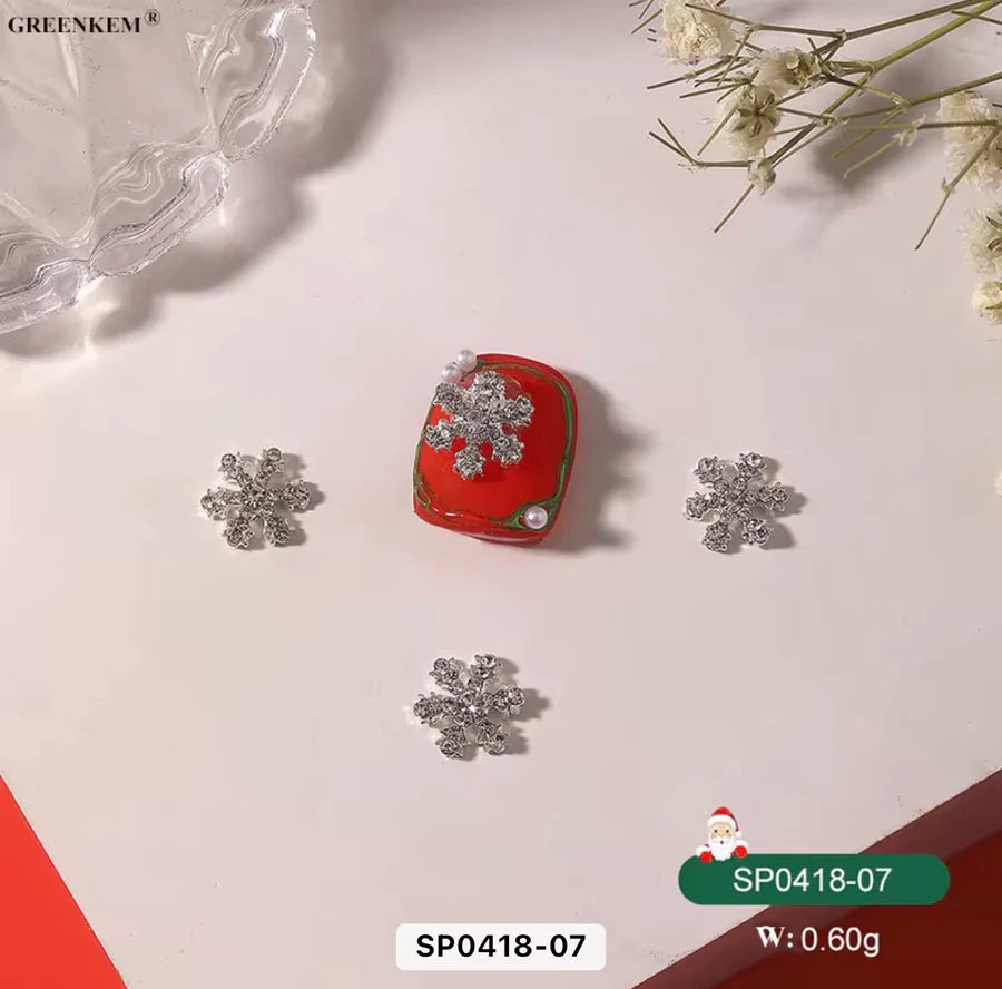 Christmas Nail Charms 2pc In a Pack