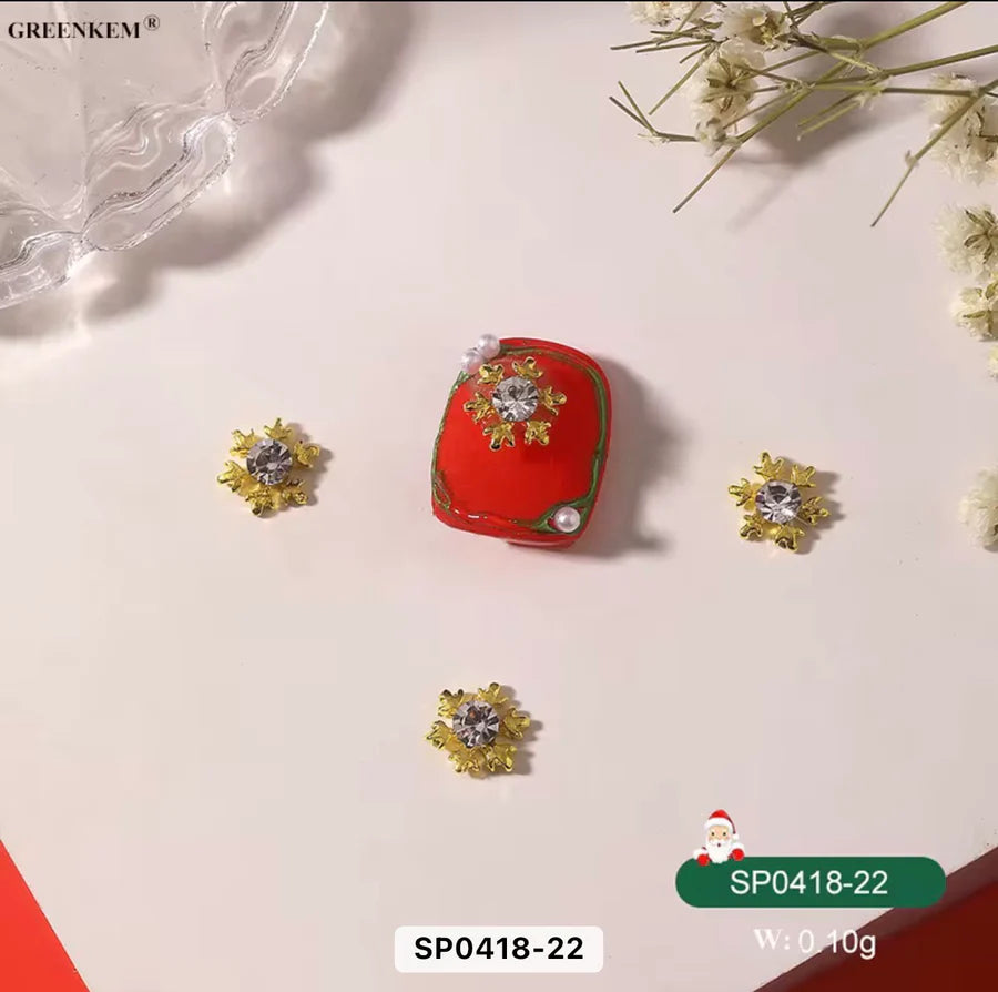 Christmas Nail Charms 2pc In a Pack