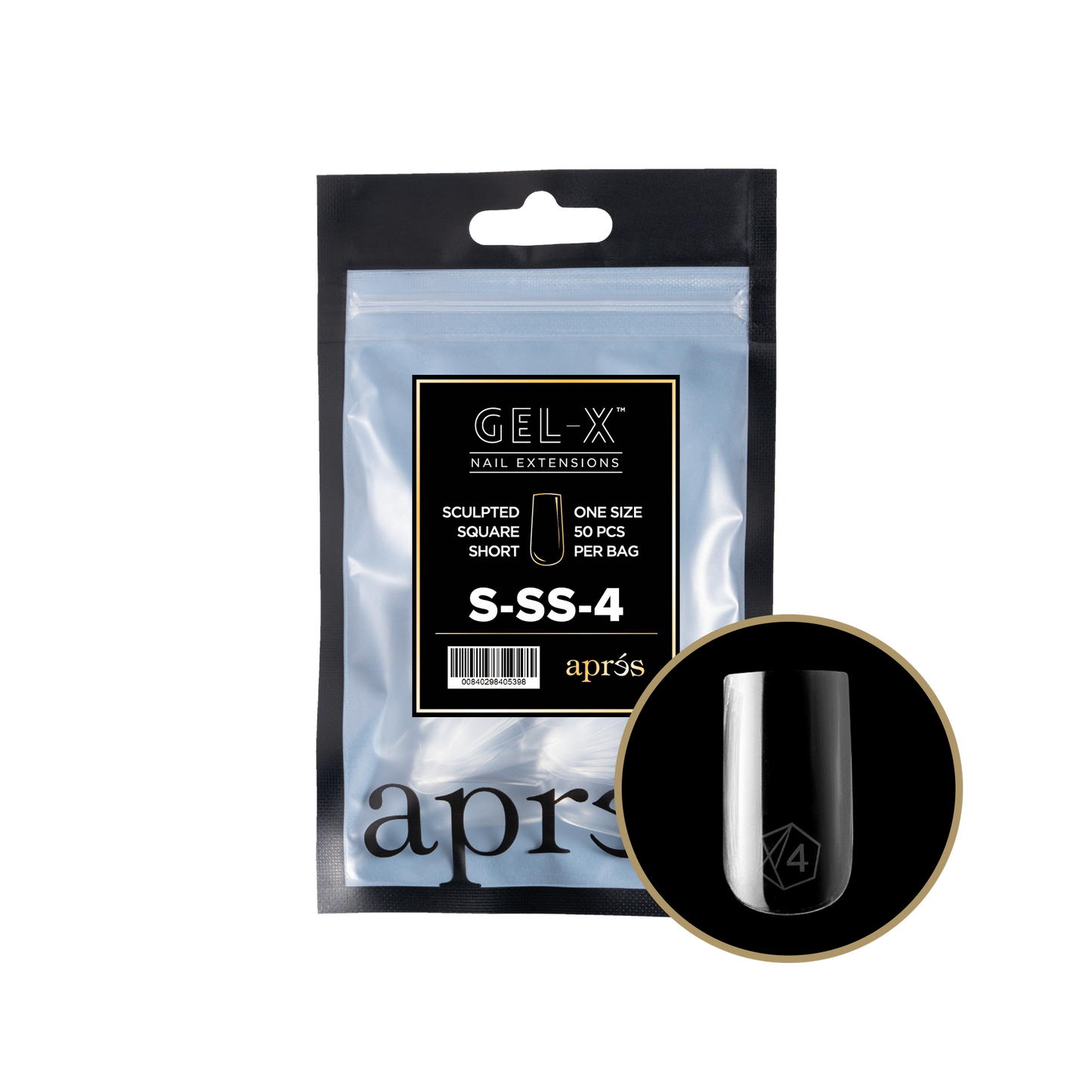 apres Gel-X® Natural Square Short Refill Bag