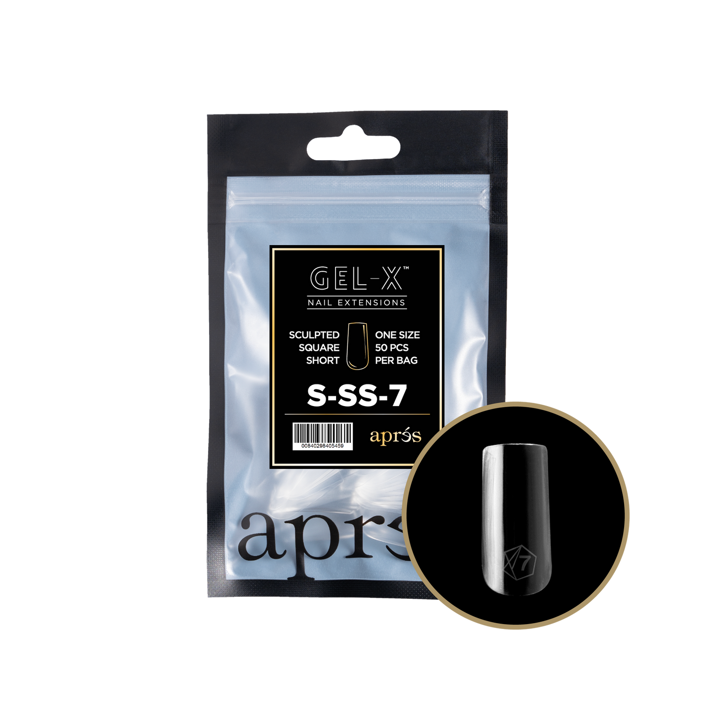 apres Gel-X® Natural Square Short Refill Bag