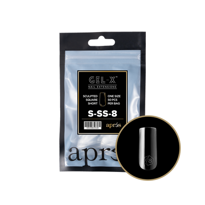 apres Gel-X® Natural Square Short Refill Bag