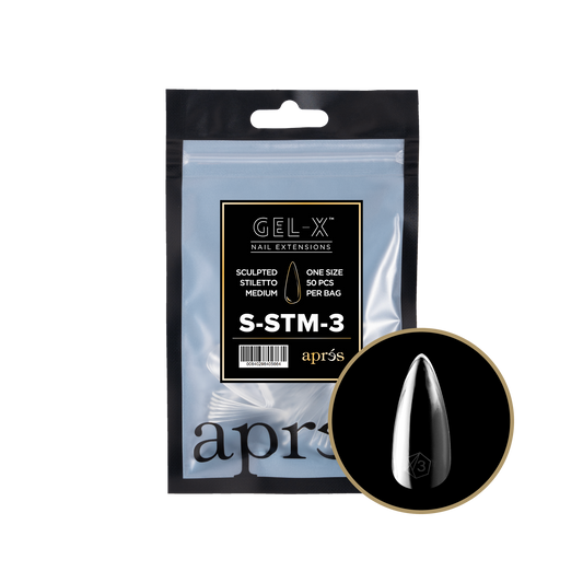 apres Gel-X® Sculpted Stiletto Medium Refill Bag