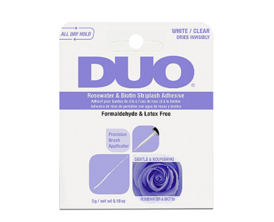 Duo Rosewater & Biotin Striplash Adhesive (Clear)