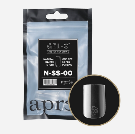 apres Gel-X® Natural Square Short Refill Bag