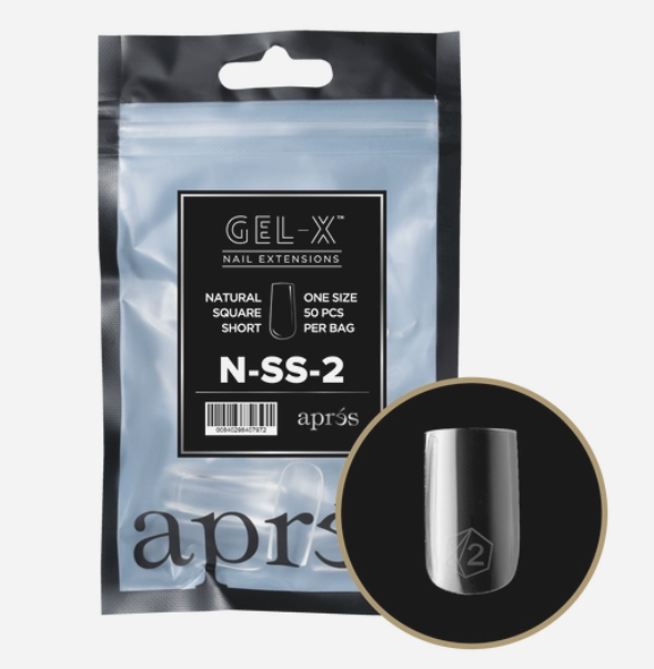 apres Gel-X® Natural Square Short Refill Bag