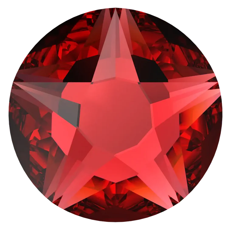 Serinity Flat Back Crystals Non Hotfix Star Rose (2100) Light Siam