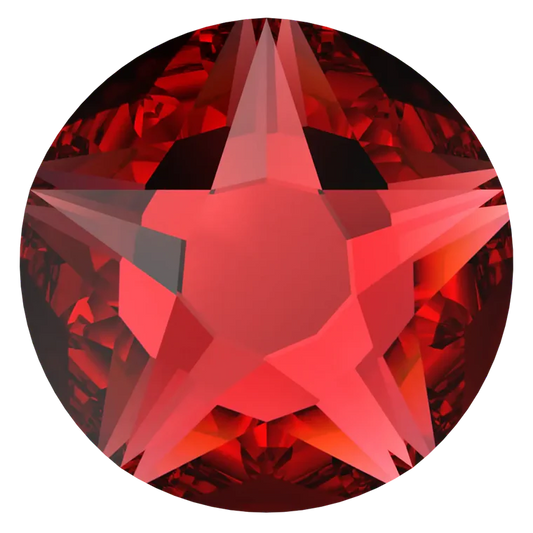 Serinity Flat Back Crystals Non Hotfix Star Rose (2100) Light Siam