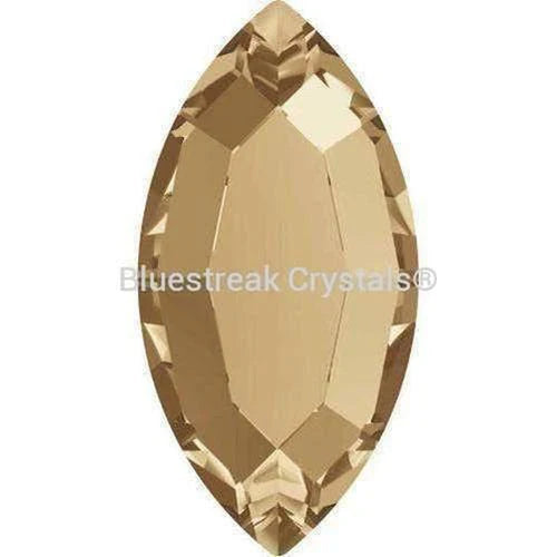 Bluestreak Serinity Flat Back Crystals Non Hotfix Navette (2200) Crystal Golden Shadow