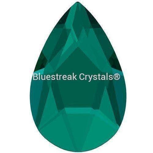 Bluestreak Serinity Flat Back Crystals Non Hotfix Pear (2303) Emerald