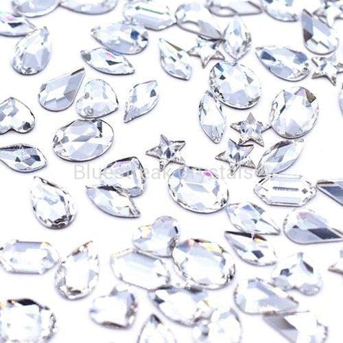 Bluestreak Crystals Serinity Rhinestones Non Hotfix Shapes Mix CRYSTAL