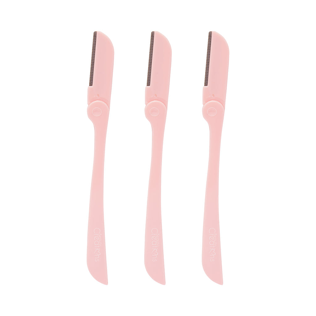 Beauty Creations Pink Sleek and Brow Razor Set