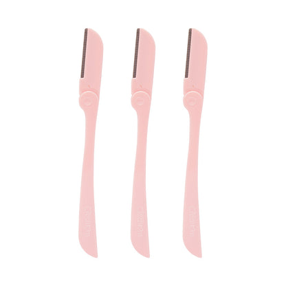 Beauty Creations Pink Sleek and Brow Razor Set
