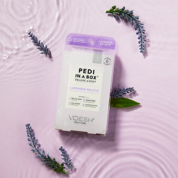VOESH Pedi in a Box Deluxe 4 Step  "Lavender"