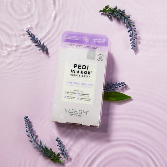 VOESH Pedi in a Box Deluxe 4 Step  "Lavender"