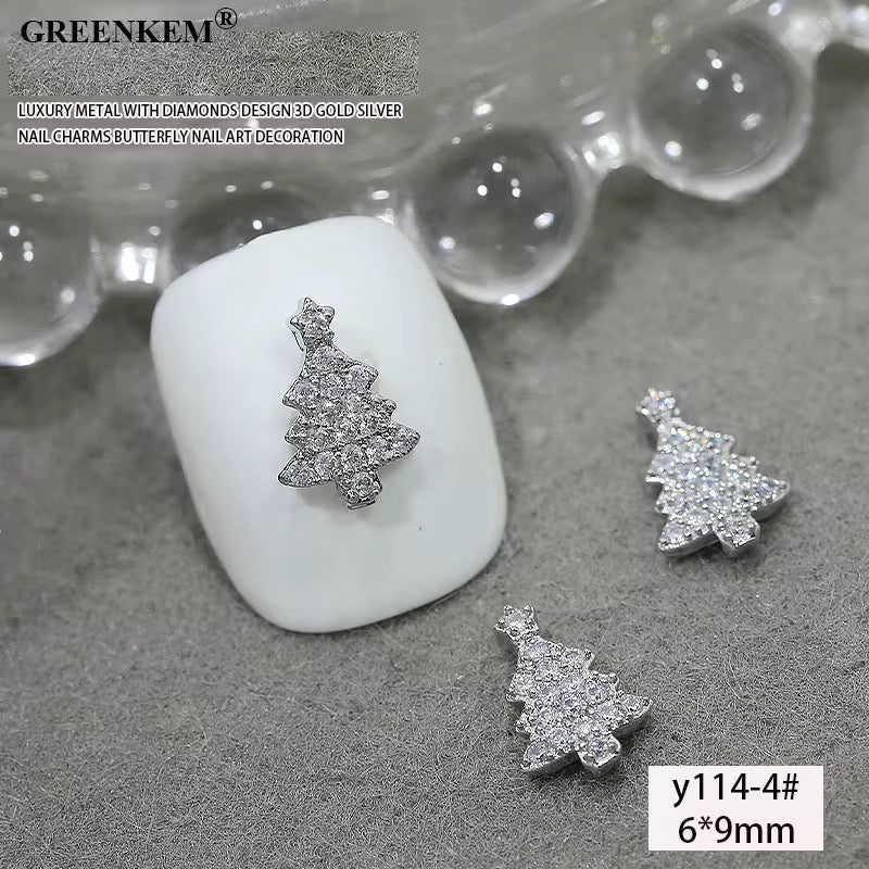 Christmas Nail Charms 2pc In a Pack