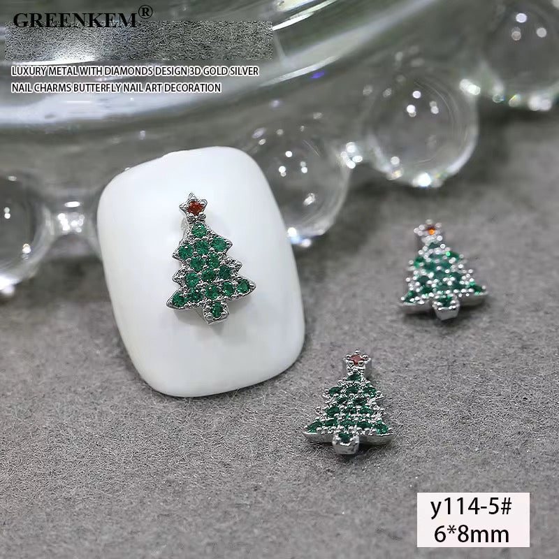 Christmas Nail Charms 2pc In a Pack