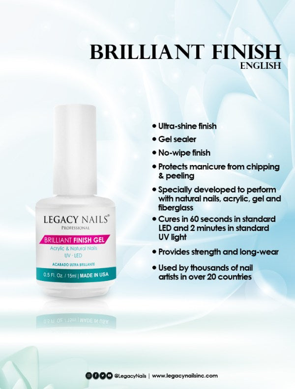 Legacy Nails BRILLIANT FINISH GEL