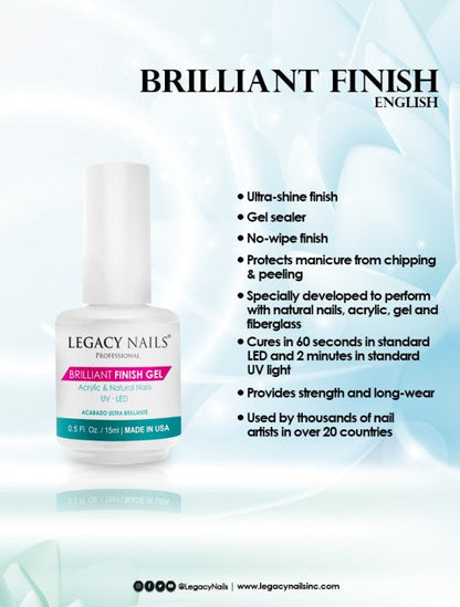 Legacy Nails BRILLIANT FINISH GEL